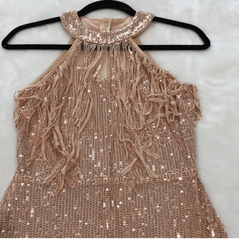 SHEIN SEQUINED wedding dress size S . COLOR dusty pink